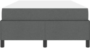 vidaXL Łóżko sprężynowe Ciemnoszary, Czarny 120 x 200 cm 7