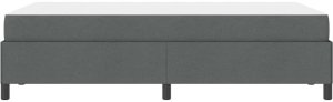 vidaXL Łóżko sprężynowe Ciemnoszary, Czarny 120 x 200 cm 8