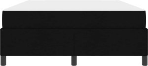 vidaXL Łóżko sprężynowe Czarny, Czarny 160 x 200 cm 7