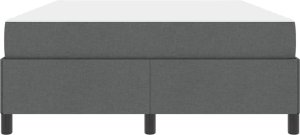 vidaXL Łóżko sprężynowe Ciemnoszary, Czarny 160 x 200 cm 7