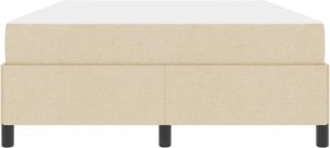 vidaXL Łóżko sprężynowe Kremowy, Czarny 140 x 200 cm 7