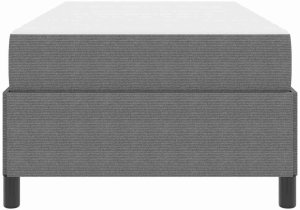 vidaXL Ramka łóżka Inny Jasnoszary 90 x 190 cm Tkanina sztruksowa 7