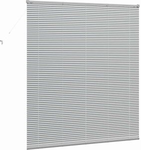 vidaXL Roleta Okienna z zasłonami Inny Srebrny 160 x 175 cm Aluminium 7