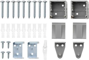 vidaXL Roleta Okienna z zasłonami Inny Srebrny 80 x 130 cm Aluminium 9