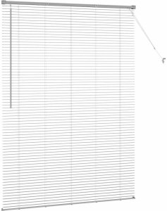 vidaXL Roleta Okienna z zasłonami Inny Srebrny 135 x 175 cm Aluminium 6