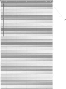 vidaXL Roleta Okienna z zasłonami Inny Srebrny 80 x 130 cm Aluminium 2