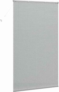 vidaXL Roleta Okienna z zasłonami Inny Srebrny 80 x 130 cm Aluminium 7