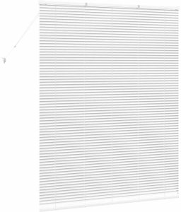 vidaXL Roleta Okienna z zasłonami Inny Biały 80 x 130 cm Aluminium 7
