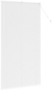 vidaXL Roleta Okienna z zasłonami Inny Biały 120 x 220 cm Aluminium 5