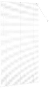 vidaXL Roleta Okienna z zasłonami Inny Biały 120 x 220 cm Aluminium 6