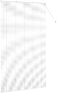 vidaXL Roleta Okienna z zasłonami Inny Biały 80 x 130 cm Aluminium 6