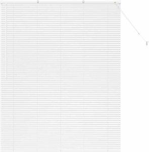 vidaXL Roleta Okienna z zasłonami Inny Biały 80 x 130 cm Aluminium 2