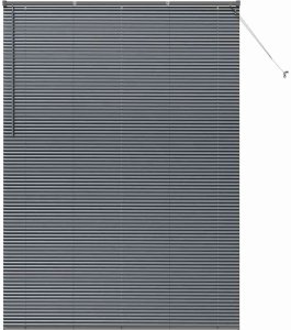 vidaXL vidaXL Roleta Okienna z zasłonami Inny Ciemny szary 160 x 220 cm Aluminium 2