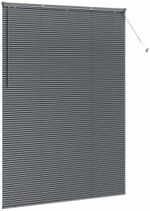 vidaXL vidaXL Roleta Okienna z zasłonami Inny Ciemny szary 160 x 220 cm Aluminium 5