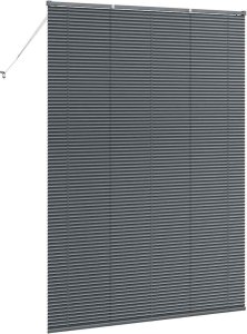vidaXL vidaXL Roleta Okienna z zasłonami Inny Ciemny szary 160 x 220 cm Aluminium 7
