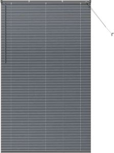 vidaXL Roleta Okienna z zasłonami Inny Ciemny szary 135 x 220 cm Aluminium 2