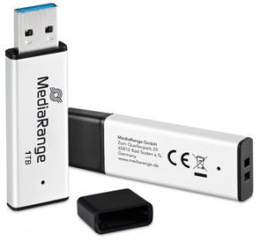 MediaRange MR1905-1 pamięć USB 1 TB USB Typu-A 3.2 Gen 1 (3.1 Gen 1) Czarny, Srebrny 2