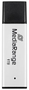 MediaRange MR1905-1 pamięć USB 1 TB USB Typu-A 3.2 Gen 1 (3.1 Gen 1) Czarny, Srebrny 4