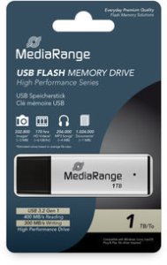 MediaRange MR1905-1 pamięć USB 1 TB USB Typu-A 3.2 Gen 1 (3.1 Gen 1) Czarny, Srebrny 6