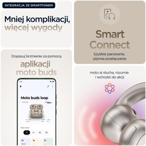 Motorola Moto Buds Loop by Swarovski - French Oak 2