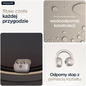 Słuchawki Motorola Moto Buds Loop by Swarovski - French Oak (PG38C07172) 10
