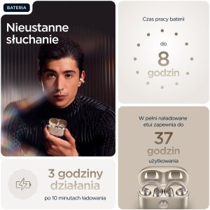 Motorola Moto Buds Loop by Swarovski - French Oak 6