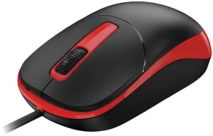 Mysz przewodowa, Genius DX-123, czarno-czerwona, optyczna, 1200DPI 2