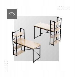 Nowoczesne Biurko Komputerowe Z Regałem Loft Mark Adler Leader 4.0 7