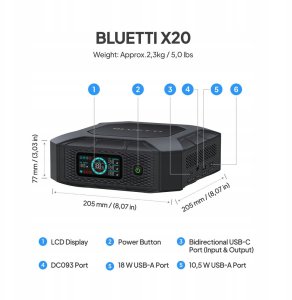 BLUETTI X20 Powerbank for Laptop 20