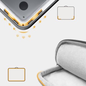 INNOSTYLE DAMSKA TORBA NA LAPTOPA 13 14 WODOODPORNA CARRYLITE SLIM SZARA 4