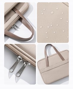 INNOSTYLE DAMSKA TORBA NA LAPTOPA 15 6 16 WODOODPORNA OMNIPROTECT PRO BEŻOWA 7