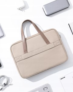 INNOSTYLE DAMSKA TORBA NA LAPTOPA 15 6 16 WODOODPORNA OMNIPROTECT PRO BEŻOWA 9
