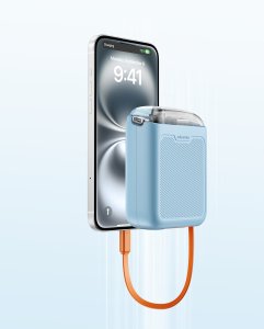 Powerbank Innostyle TransiMini FlexCharge 10000mAh Niebieski 4