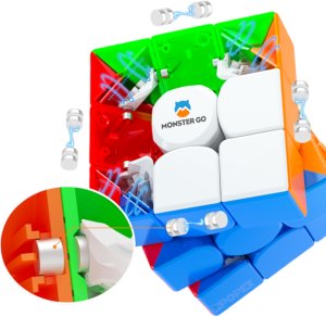KOSTKA RUBIKA 3x3 MAGNETYCZNA GAN MONSTER GO PROFESJONALNA UKŁADANKA ŁAMIGŁÓWKA 6