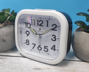 Budzik Perfect BB08006 biały 8 x 7 cm . 2