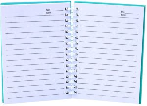 Notatnik W Linie Holograficzna Syrenka Turkusowy A6 80 Kartek LEAN 2