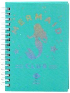 Notatnik W Linie Holograficzna Syrenka Turkusowy A6 80 Kartek LEAN 3