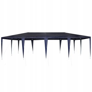 vidaXL Namiot imprezowy Niebieski 8x4 m PE 4