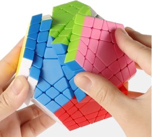 KOSTKA RUBIKA MEGAMINX 5x5 SENGSO GIGAMINX TRUDNA UKŁADANKA ŁAMIGŁÓWKA 2