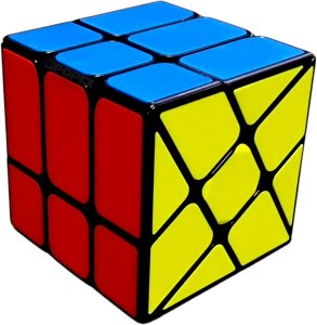 QYToys KOSTKA RUBIKA WIATRAK TRUDNIEJSZA WERSJA 3x3 QYToys WINDMILL UKŁADANKA ŁAMIGŁÓWKA 5