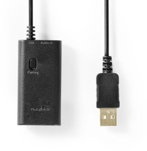 Nadajnik Bluetooth Nedis BTTR050BK AUX/USB SBC Do 1 urządzenia Czarny 3