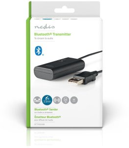Nadajnik Bluetooth Nedis BTTR050BK AUX/USB SBC Do 1 urządzenia Czarny 4