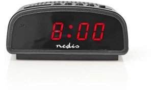 Zegar biurkowy Nedis CLDK008BK LED z drzemką bez radia Czarny 1