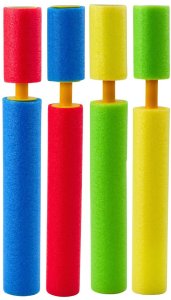 Broń Piankowa Na Wodę Pompka Tuba Wodna Kolorowa 30cm Mix 2