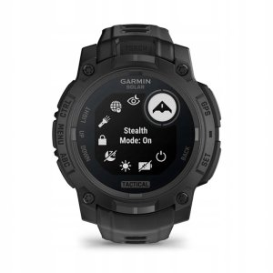 Garmin Instinct® 3 – 45 mm, Solar, Tactical Edition, Black with Black Band 5