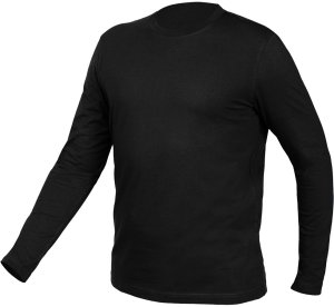 Koszulka z długim rękawem, czarna, rozmiar XXXL 1