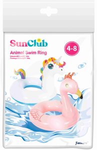 Dmuchane kółko do pływania SUNCLUB flaming 8