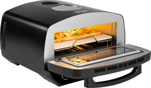 Mini piekarnik Teesa Piec do pizzy SUPREME ELITE 2200 W, 450 stopni, dwie grzałki, okno, LED, 33 cm, różne programy pieczenia 3