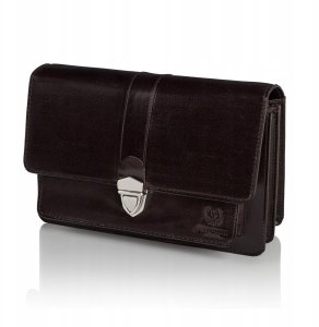 Saszetka męska do ręki skórzana Paolo Peruzzi T-21-BR 6