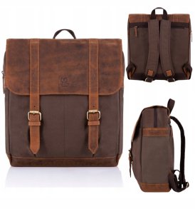 Duży męski plecak vintage Paolo Peruzzi T-29-BR 8